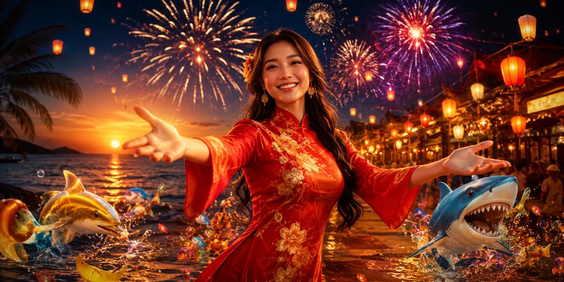 Người chơi tại Hội An trải nghiệm giải trí trực tuyến dưới ánh đèn lồng truyền thống